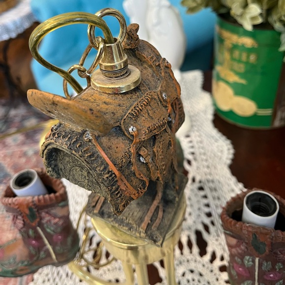 Rustic OOAK Cowboy Boot Chandelier - Picture 9 of 16